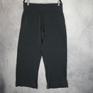 Pact Sweatpants Womens XL Gray Organic Cotton Cropped Straight Leg Lounge Pants